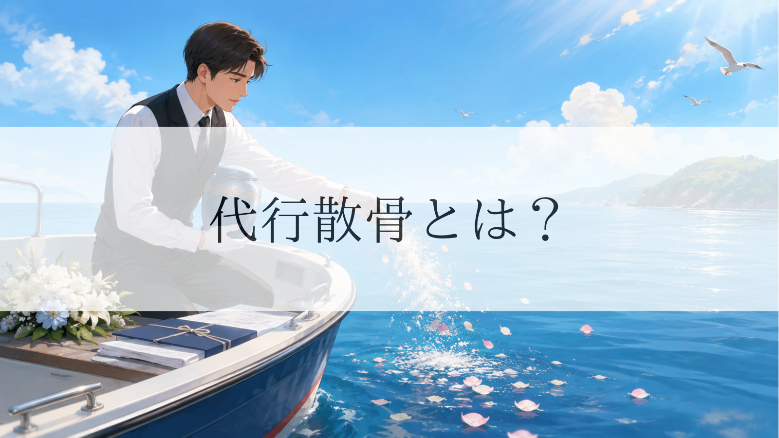 代行散骨とは？費用を抑えて海洋散骨する方法と後悔しない注意点